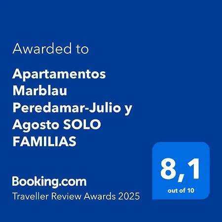 Apartament Marblau Peredamar-julio Y Agosto Solo Familias *